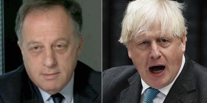 Richard Sharp and Boris Johnson